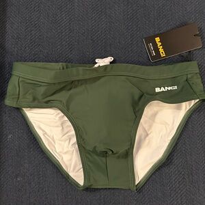 BANG! Men's M | Alpha Green Swim Brief | NWT